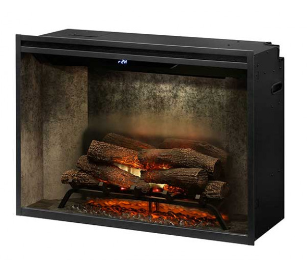 Dimplex Revillusion 36-inch Built-in Firebox, Weathered Concrete